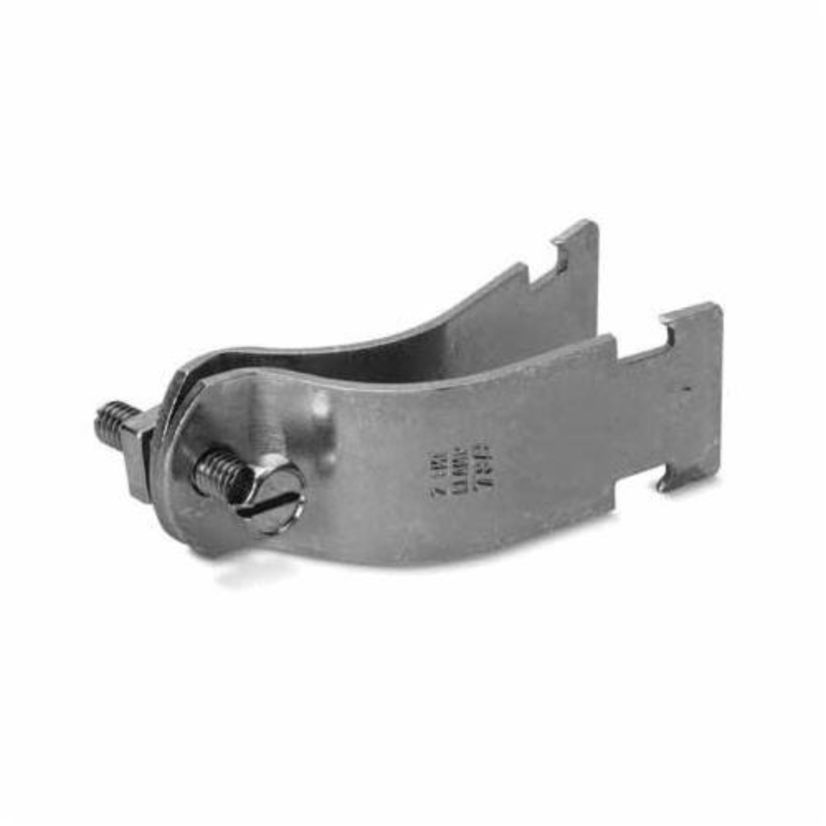 Kindorf C-106-1/2 Pipe Strap, 1/2 in, For Use With EMT Conduit, Steel, Galv-Krom